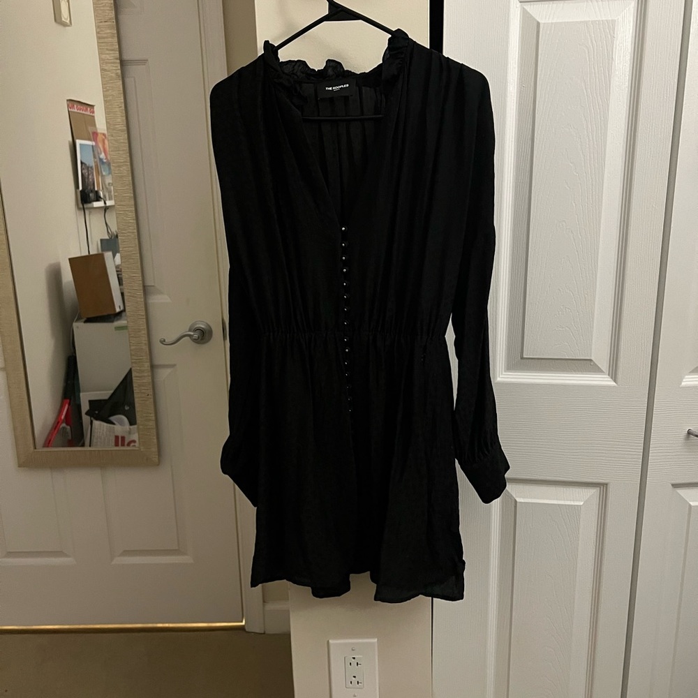 The Kooples Black Long Sleeve Dress, S